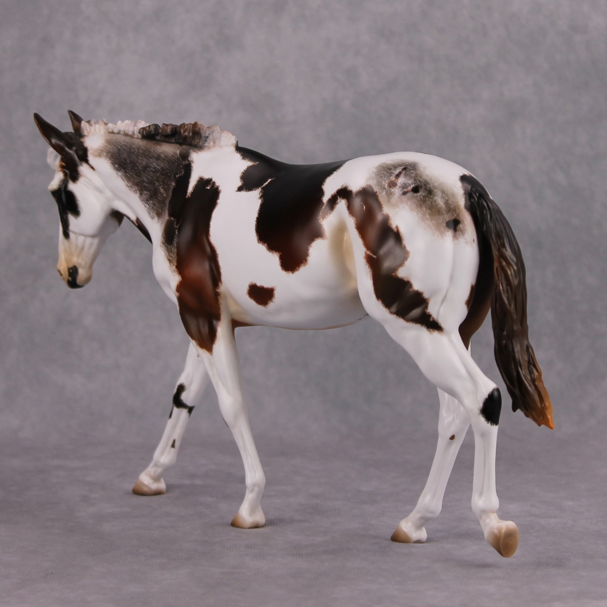 Snow on the Beach OOAK Bay Pinto with Roaning Custom Mule By Kristen Cermele MM24 Best Offer