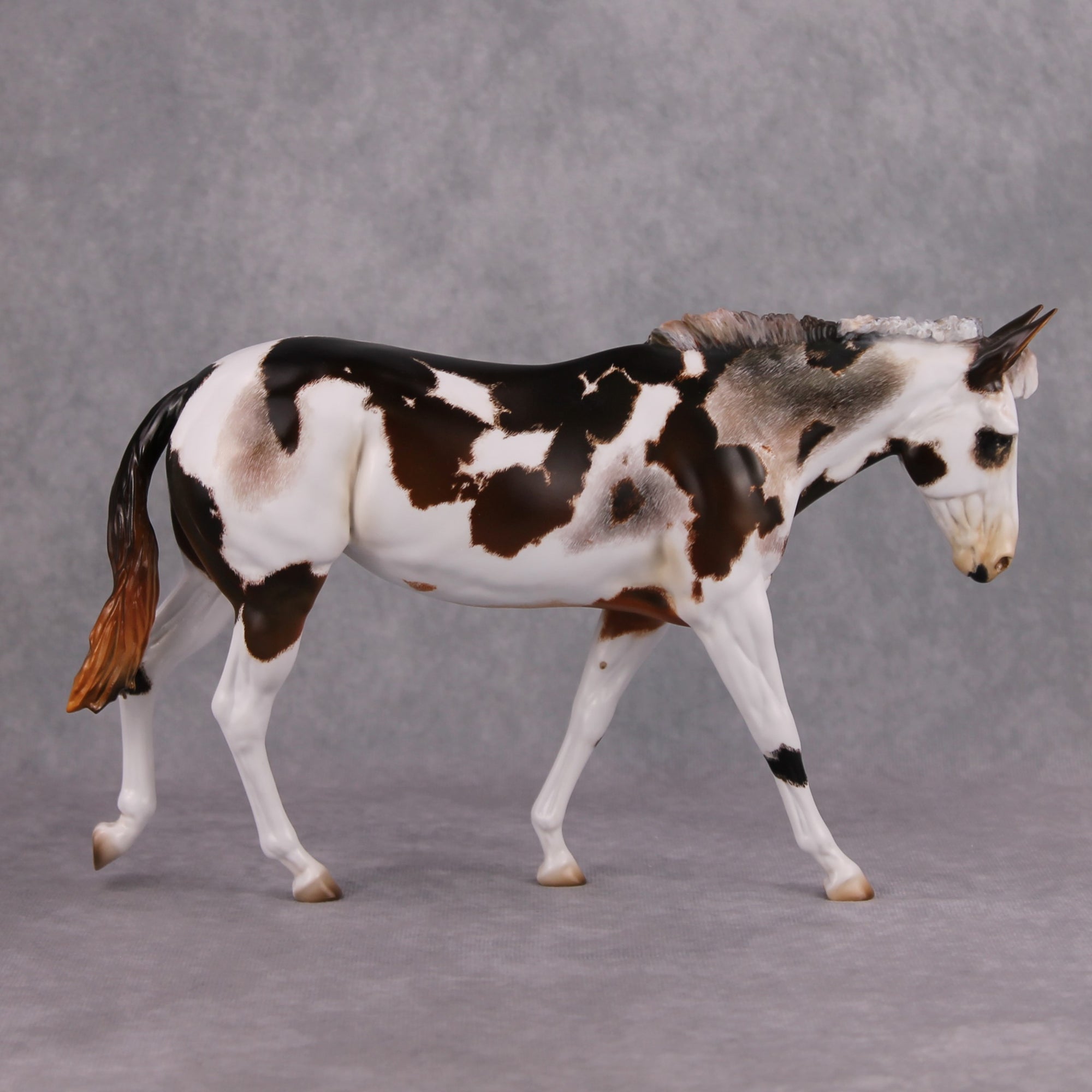 Snow on the Beach OOAK Bay Pinto with Roaning Custom Mule By Kristen Cermele MM24 Best Offer