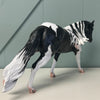 Pantheon OOAK Custom Black Tobiano with Cat Tracks Running Stock Horse By Caroline Boydston Best Offers 7/30/24