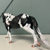 Pantheon OOAK Custom Black Tobiano with Cat Tracks Running Stock Horse By Caroline Boydston Best Offers 7/30/24