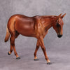 PREVIEW LISTING ONLY Pumpkin Spice OOAK Flaxen Chestnut Mule By Visiting Artist Kirsten Wellman MM24