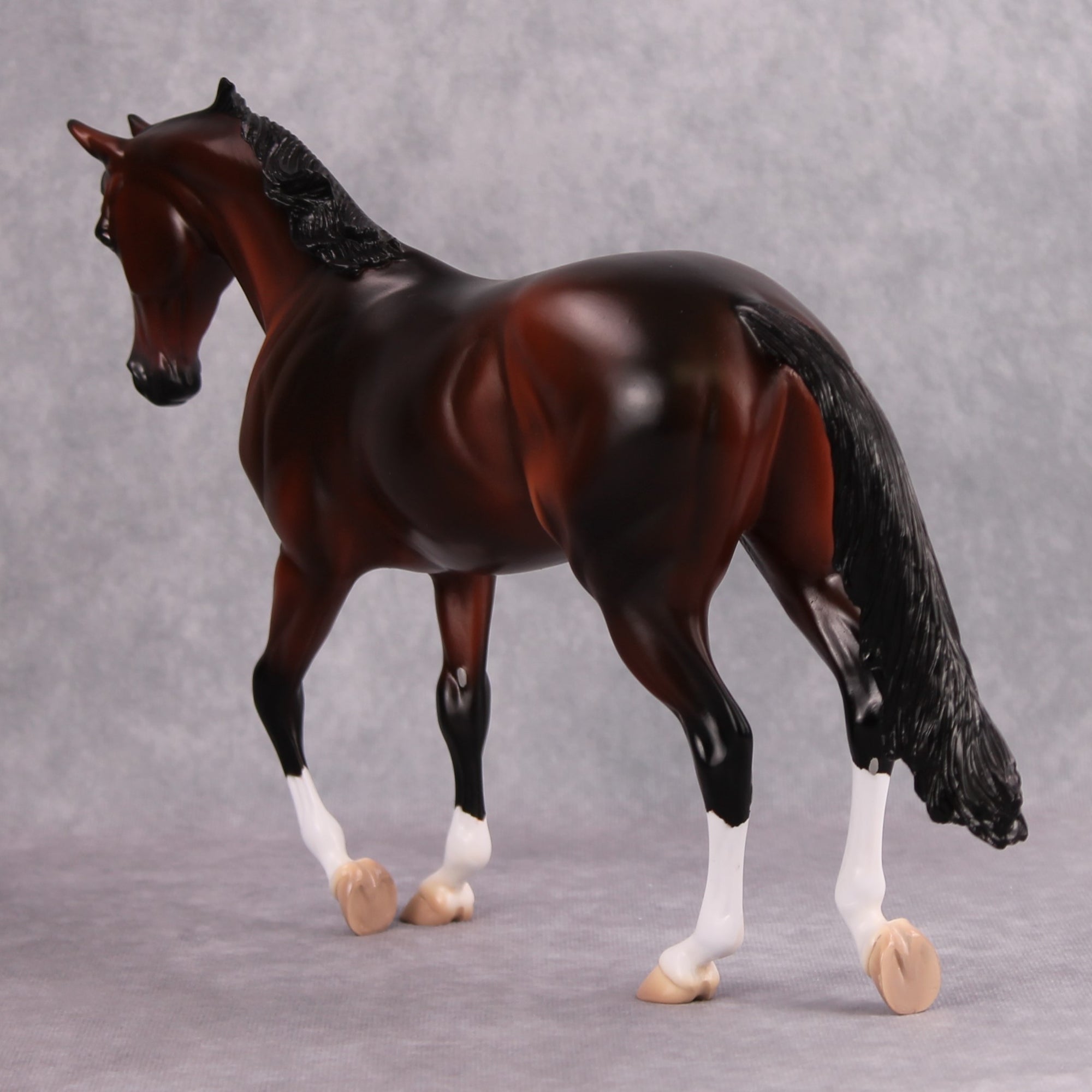 Galileo Figaro OOAK Bay Thoroughbred By Kirsten Wellman MM24