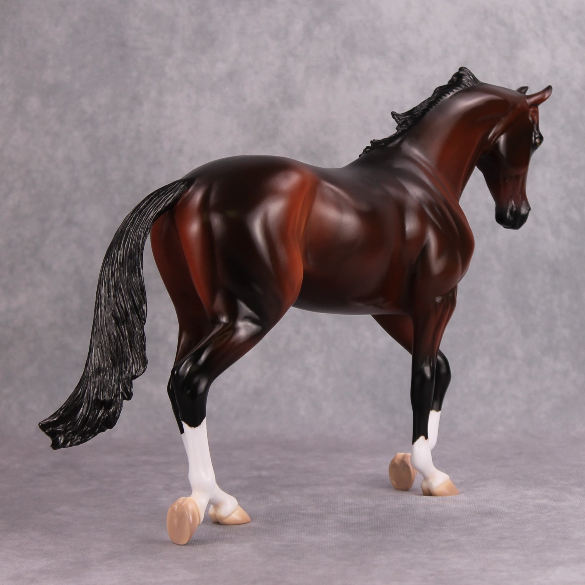 Galileo Figaro OOAK Bay Thoroughbred By Kirsten Wellman MM24