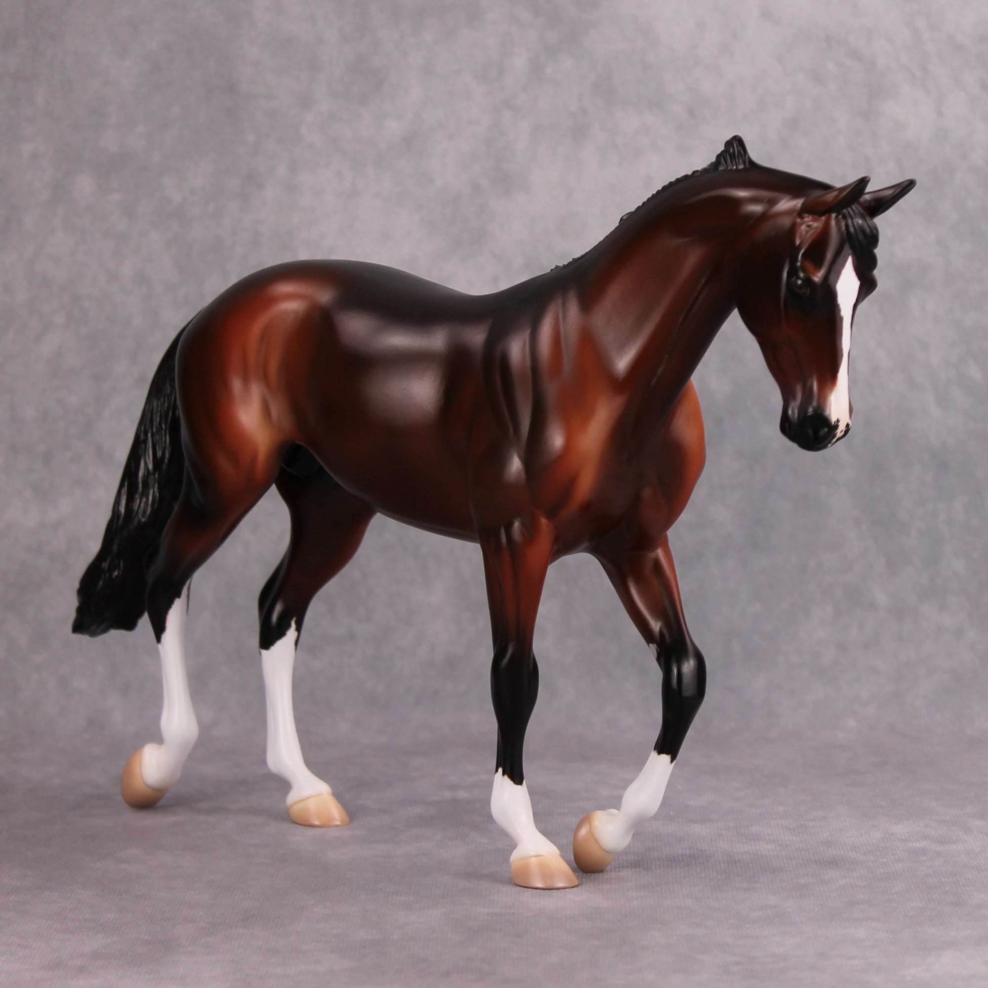 Galileo Figaro OOAK Bay Thoroughbred By Kirsten Wellman MM24