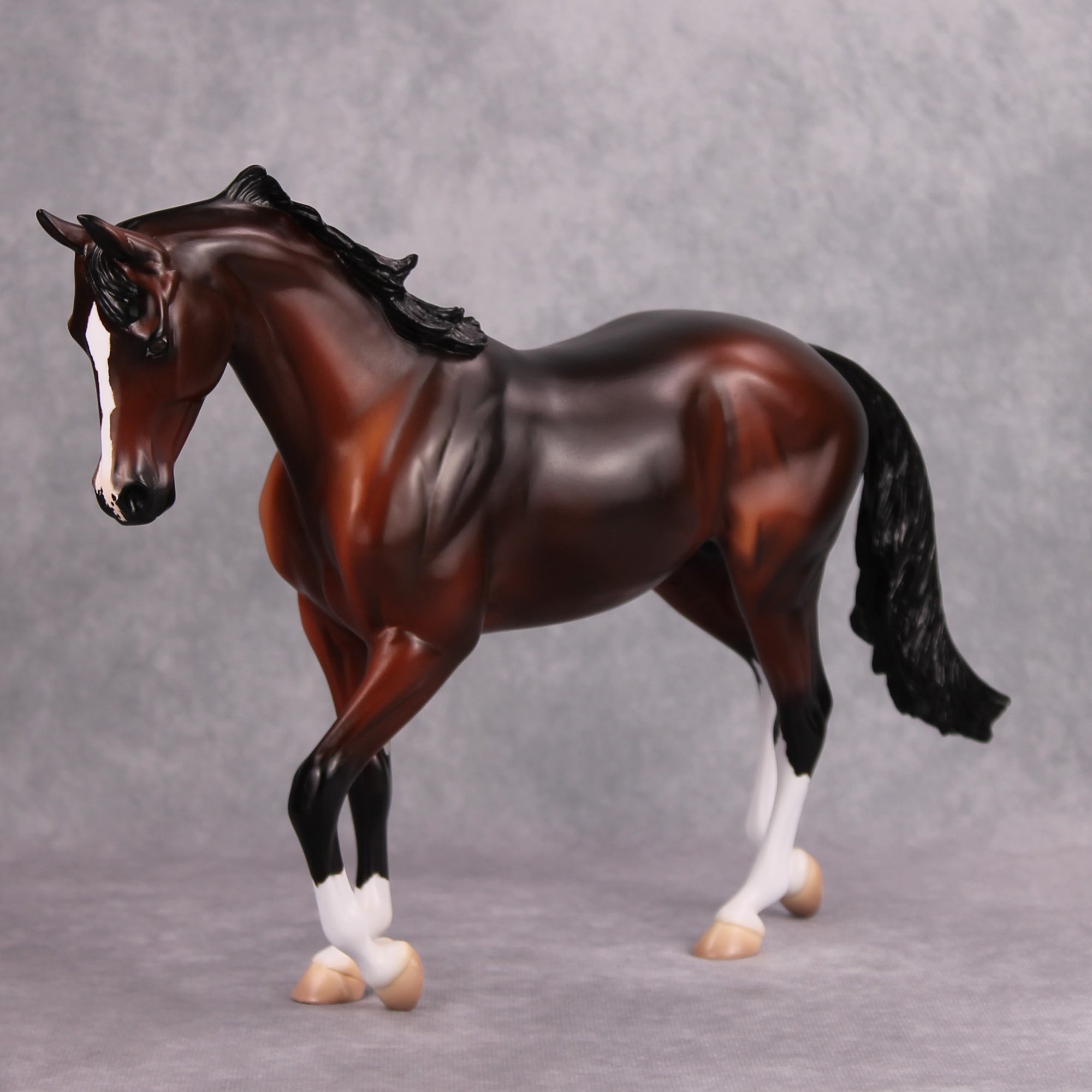 Galileo Figaro OOAK Bay Thoroughbred By Kirsten Wellman MM24