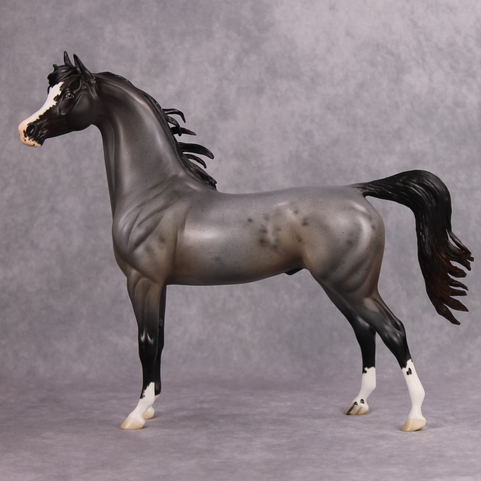 Alluvium OOAK Blue Roan Custom Arabian with Corn Spots By Jess Hamill MM24 Best Offer