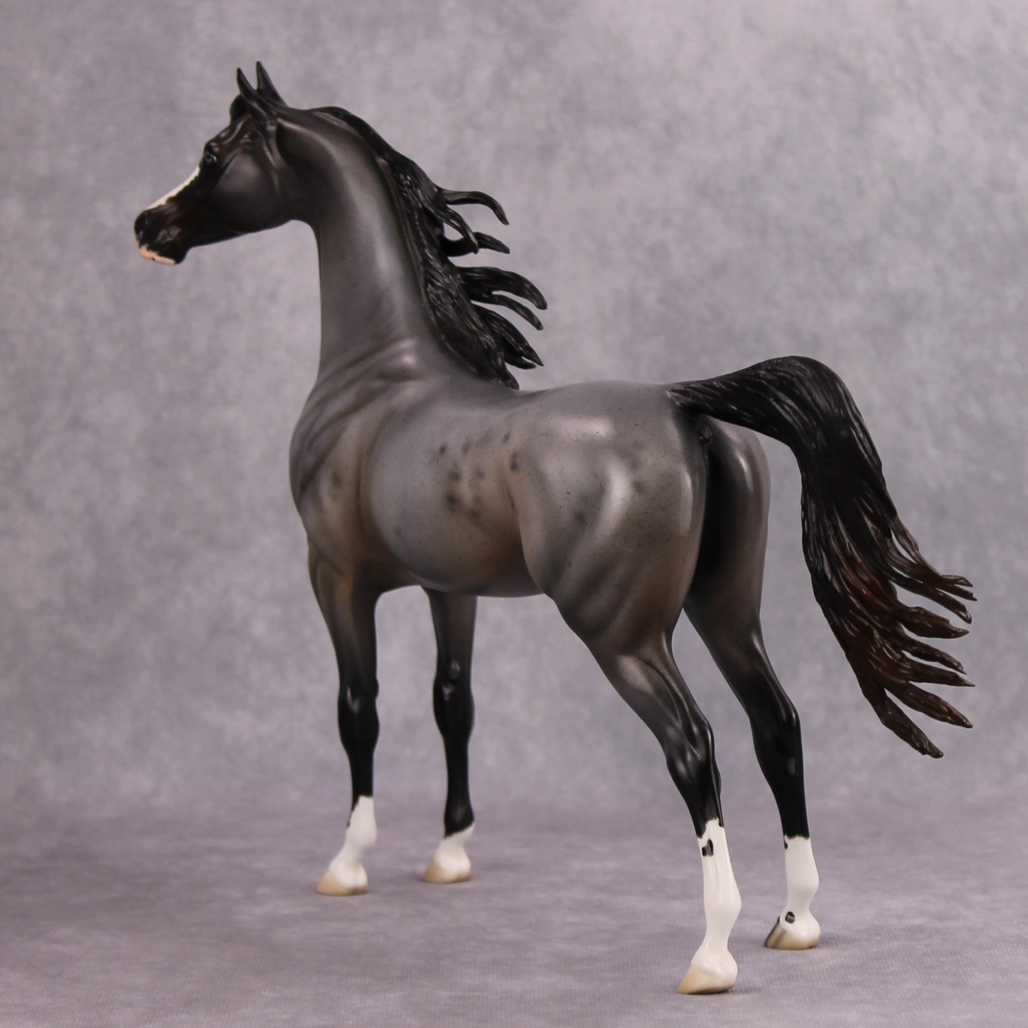 Alluvium OOAK Blue Roan Custom Arabian with Corn Spots By Jess Hamill MM24 Best Offer