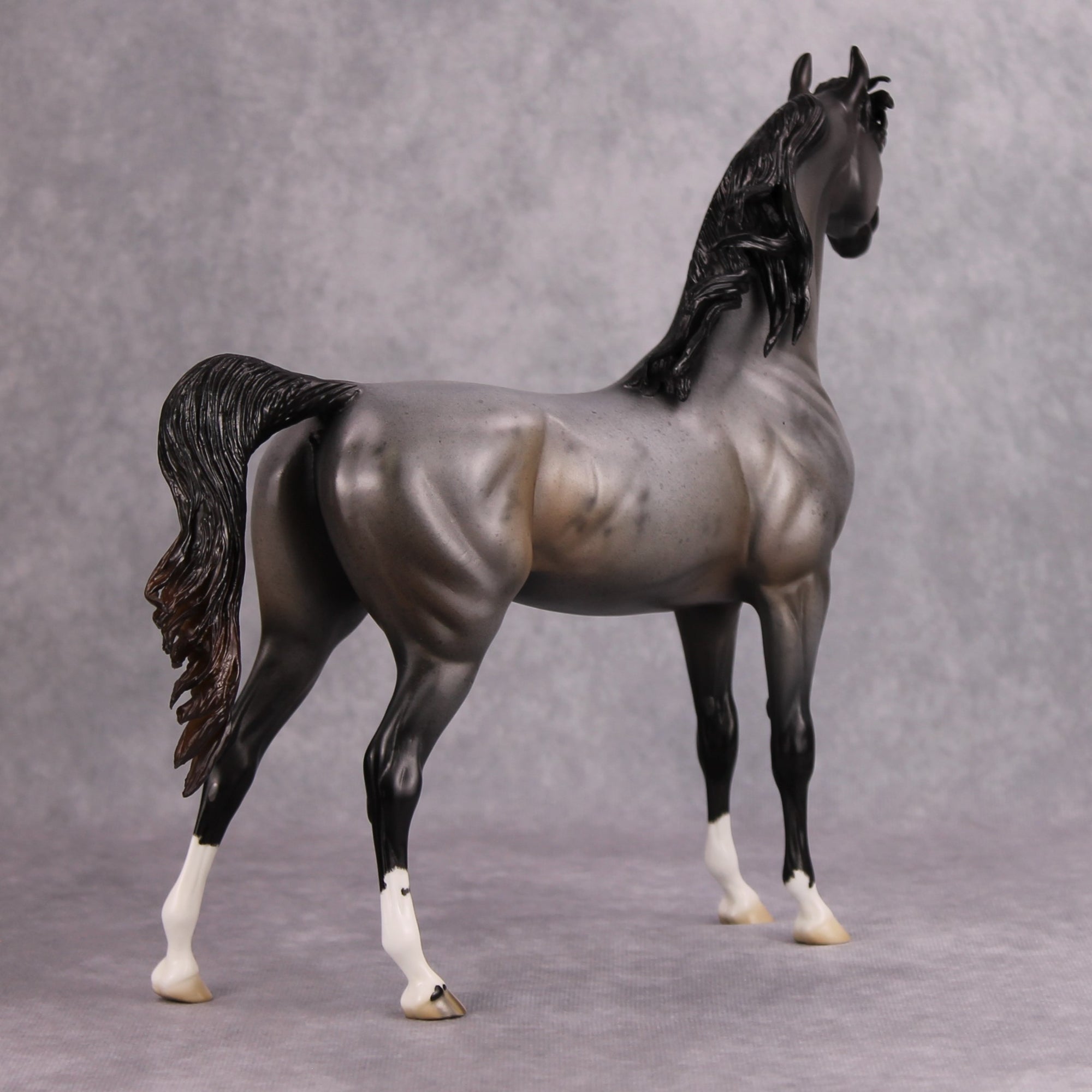 Alluvium OOAK Blue Roan Custom Arabian with Corn Spots By Jess Hamill MM24 Best Offer