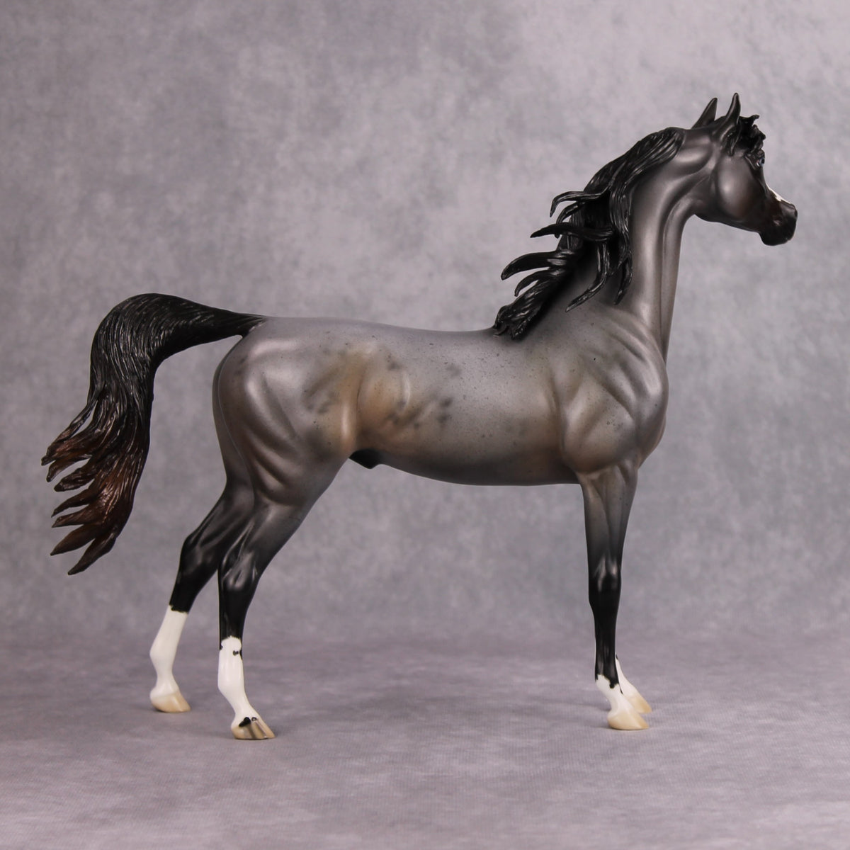 Alluvium OOAK Blue Roan Custom Arabian with Corn Spots By Jess Hamill MM24 Best Offer
