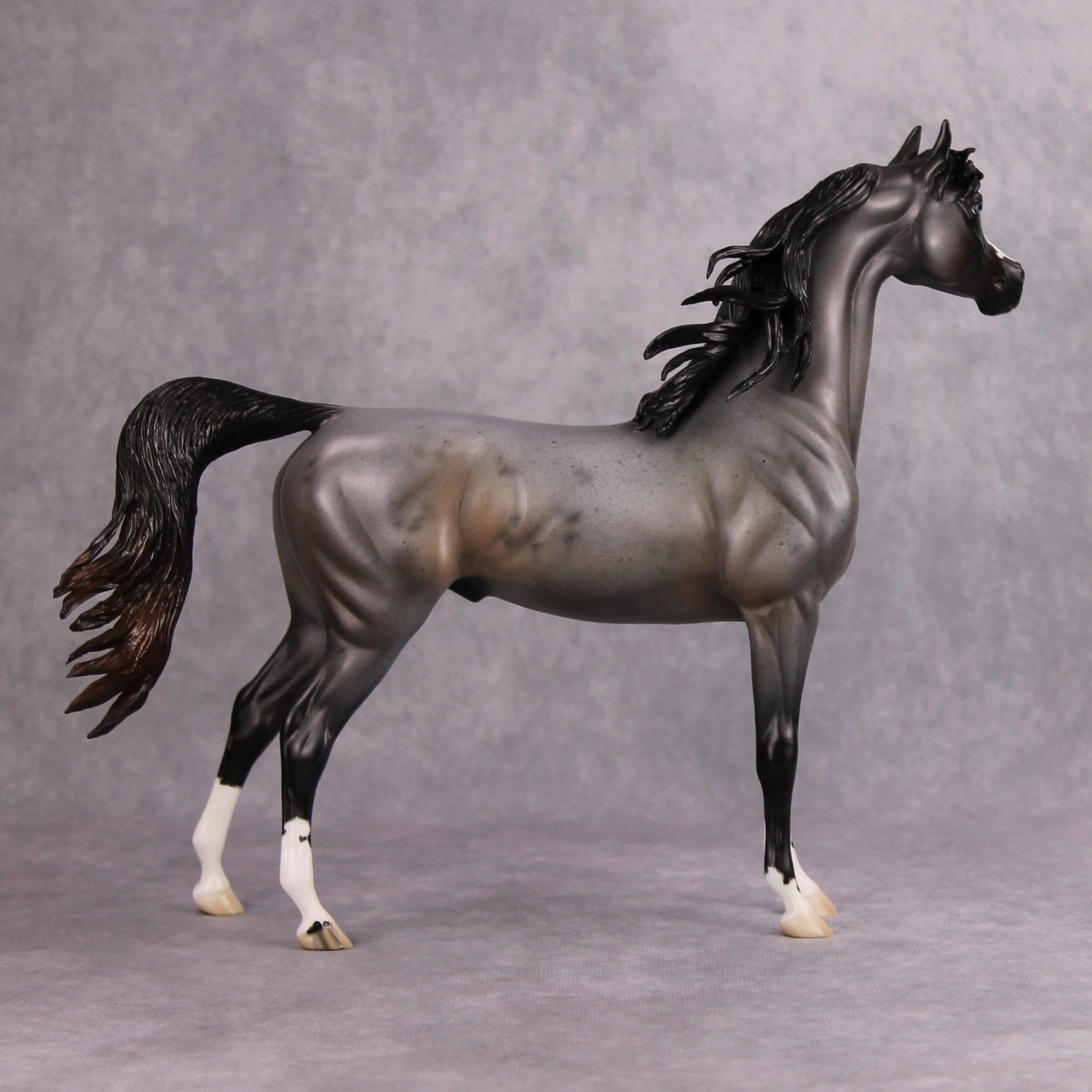 Alluvium OOAK Blue Roan Custom Arabian with Corn Spots By Jess Hamill MM24 Best Offer