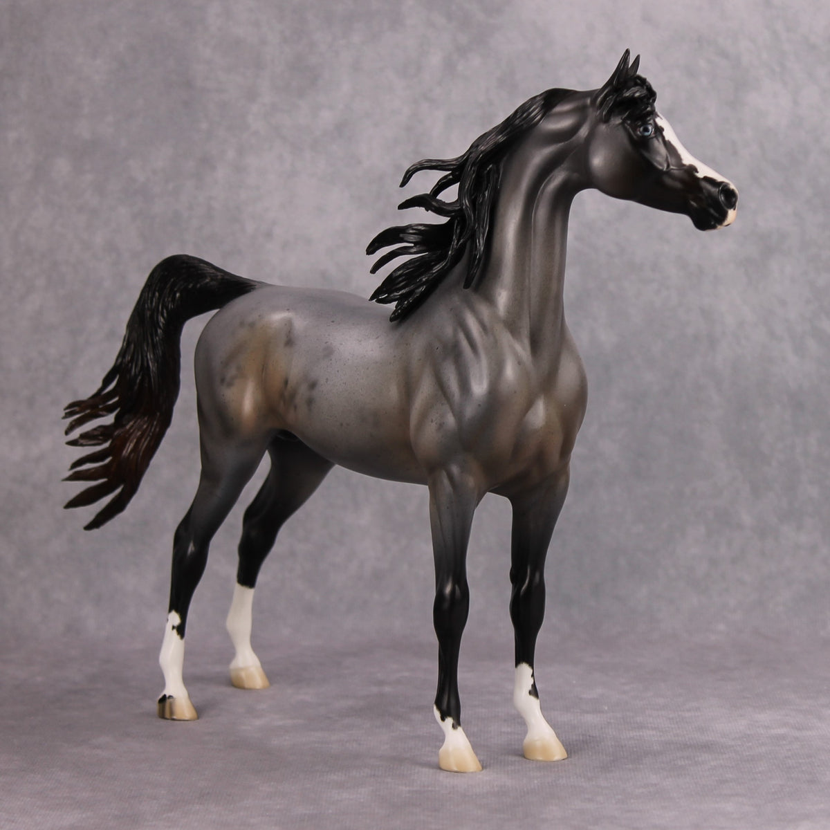 Alluvium OOAK Blue Roan Custom Arabian with Corn Spots By Jess Hamill MM24 Best Offer