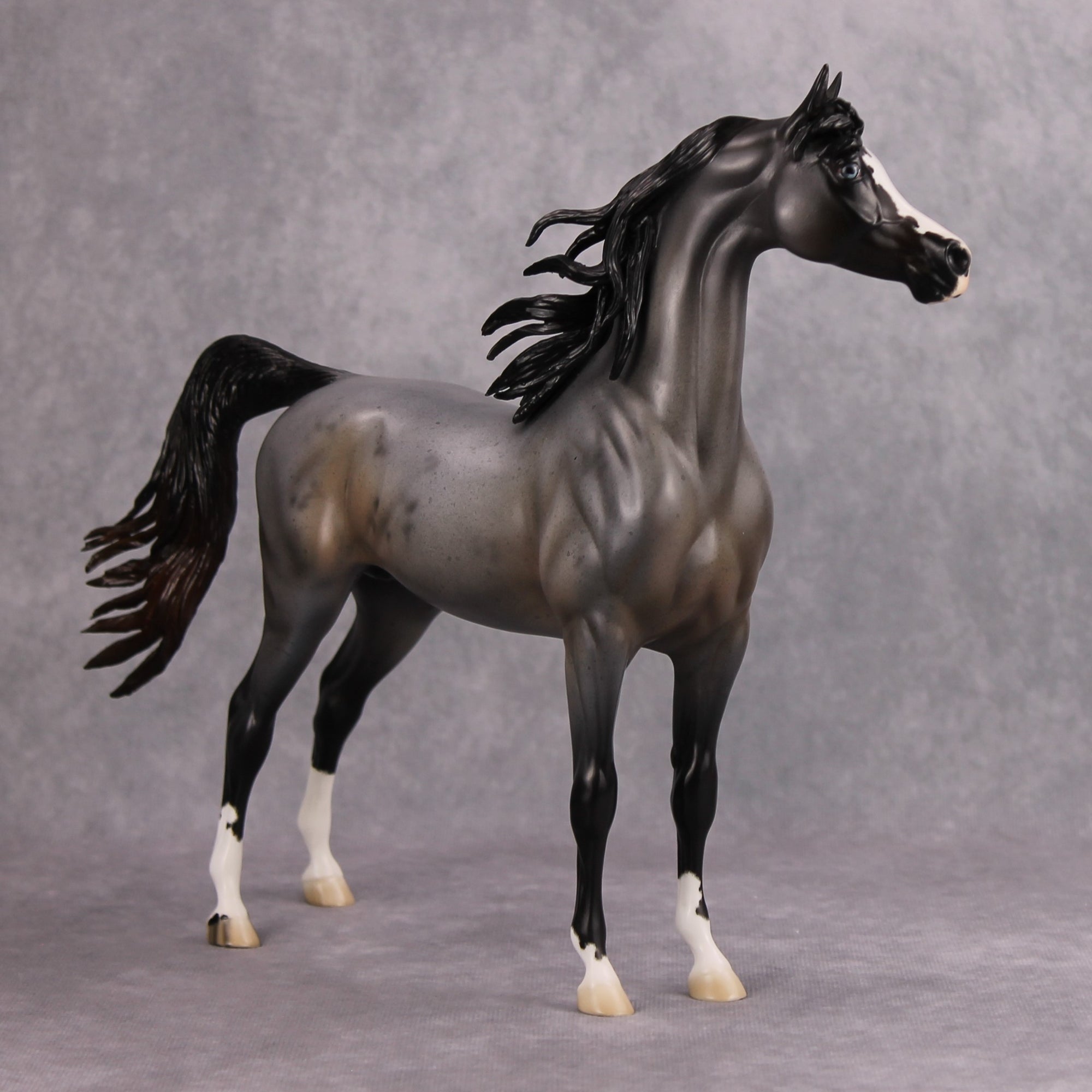 Alluvium OOAK Blue Roan Custom Arabian with Corn Spots By Jess Hamill MM24 Best Offer