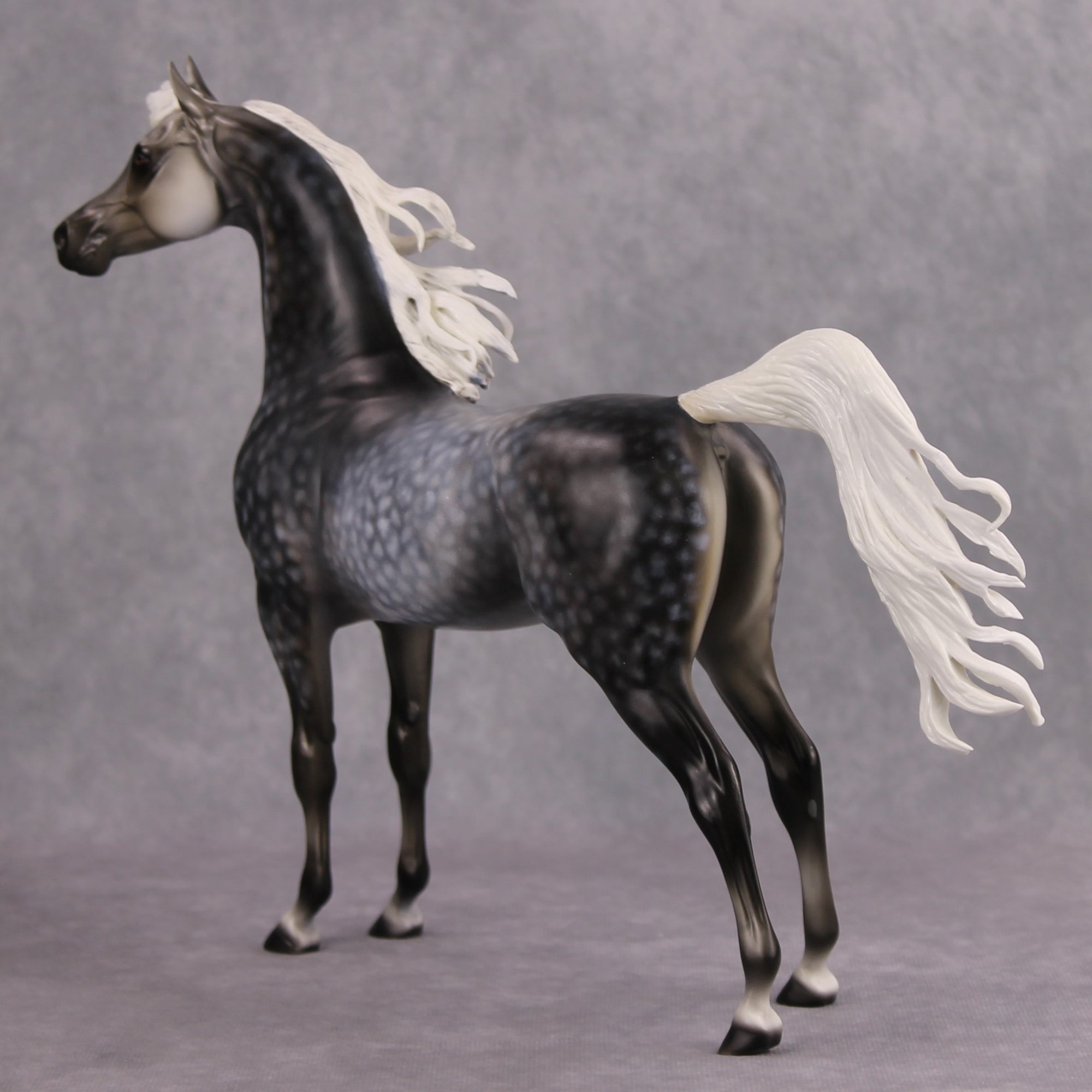 Mystery OOAK Dappled Grey Custom Arabian By Dawn Quick MM24
