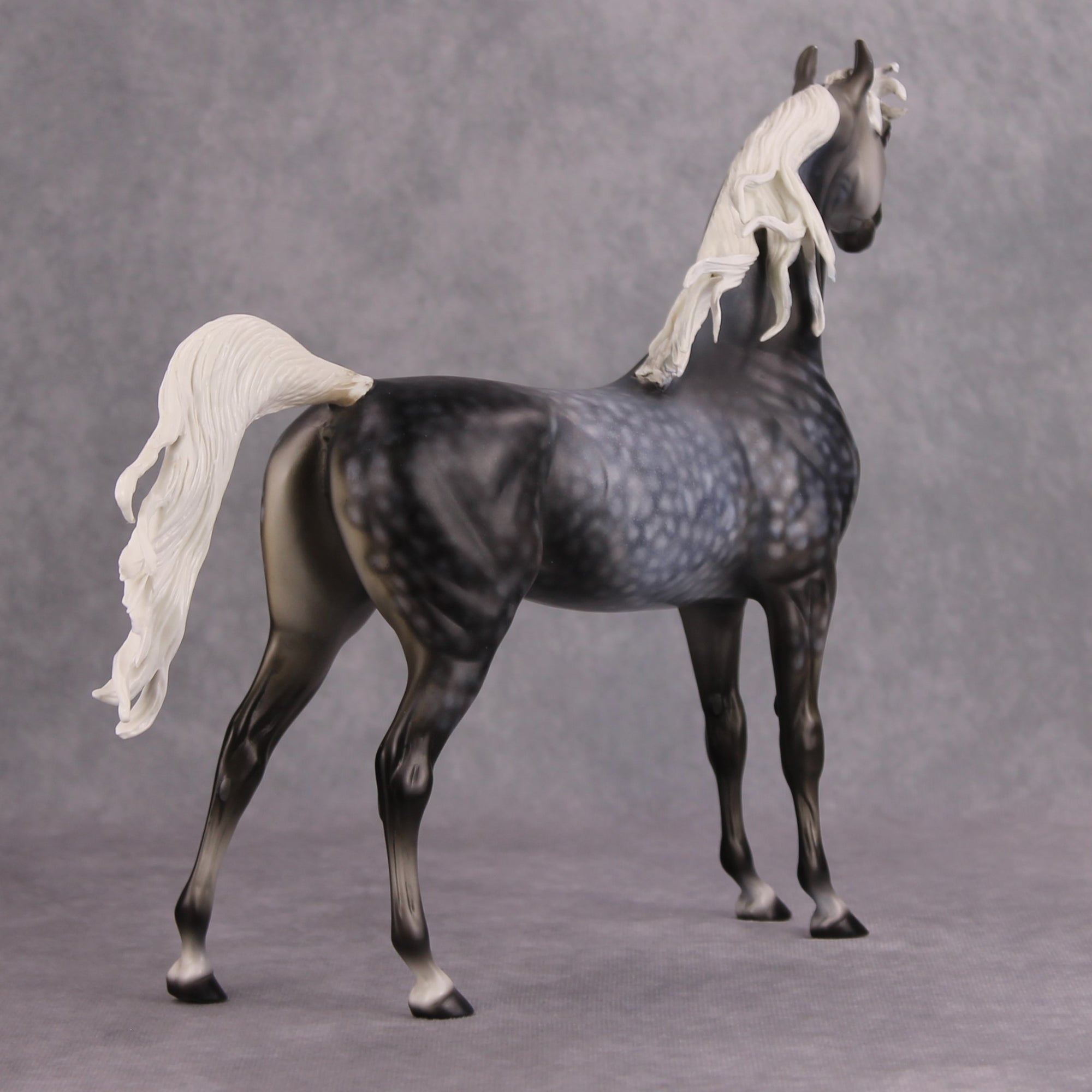 Mystery OOAK Dappled Grey Custom Arabian By Dawn Quick MM24