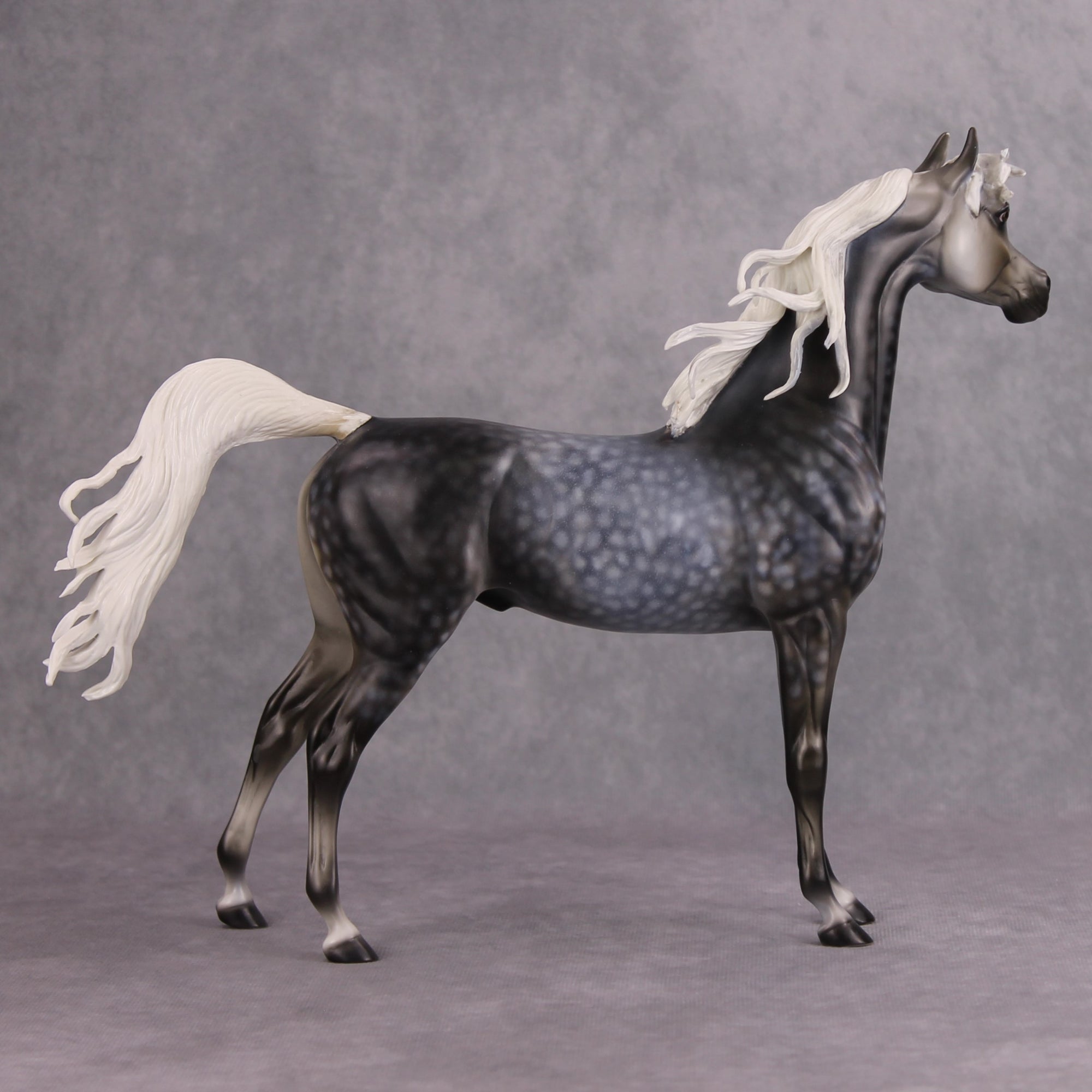 Mystery OOAK Dappled Grey Custom Arabian By Dawn Quick MM24