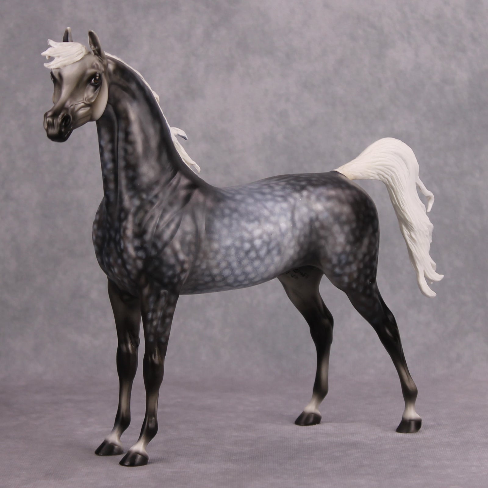 Mystery OOAK Dappled Grey Custom Arabian By Dawn Quick MM24