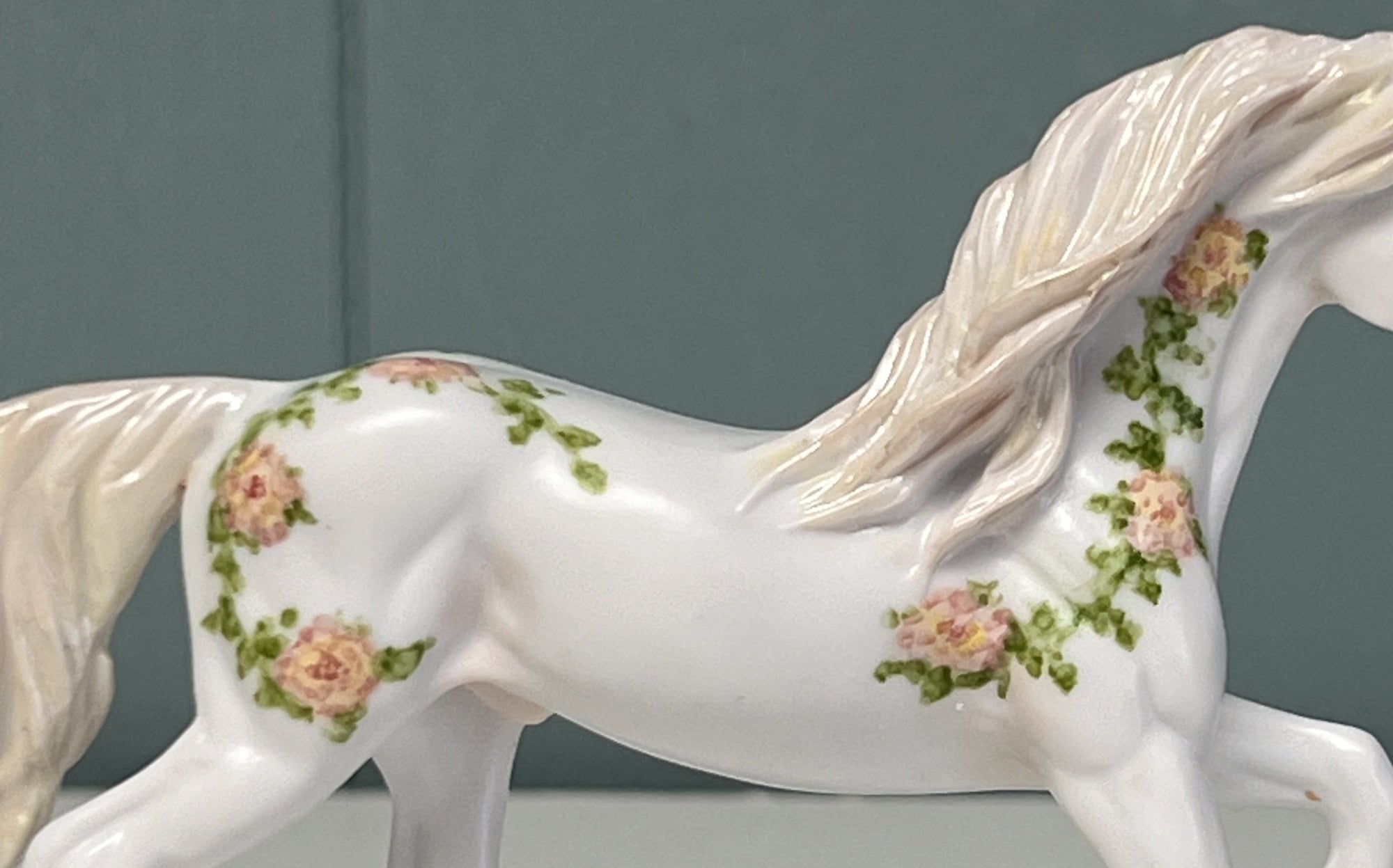 Peace Roses OOAK Deco Custom Friesian Chip By Andrea Thomason SAMPLE &amp; OOAK SALE APRIL 2024 SS424