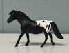 Christmas Doll Sample Throwback Black Appaloosa Pony Chip - SAMPLE &amp; OOAK SALE APRIL 2024 SS424