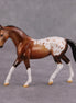 Brandy OOAK Glossy Bay Appaloosa Warmblood Chip By Dawn Quick MM24
