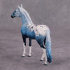 PREVIEW LISTING ONLY Narrow Escape Deco Blue Appaloosa Andalusian Chip By Dawn Quick OOAK  By  MM24