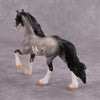 PREVIEW LISTING ONLY Larry OOAK Grulla Pinto Friesian Chip By Dawn Quick MM24