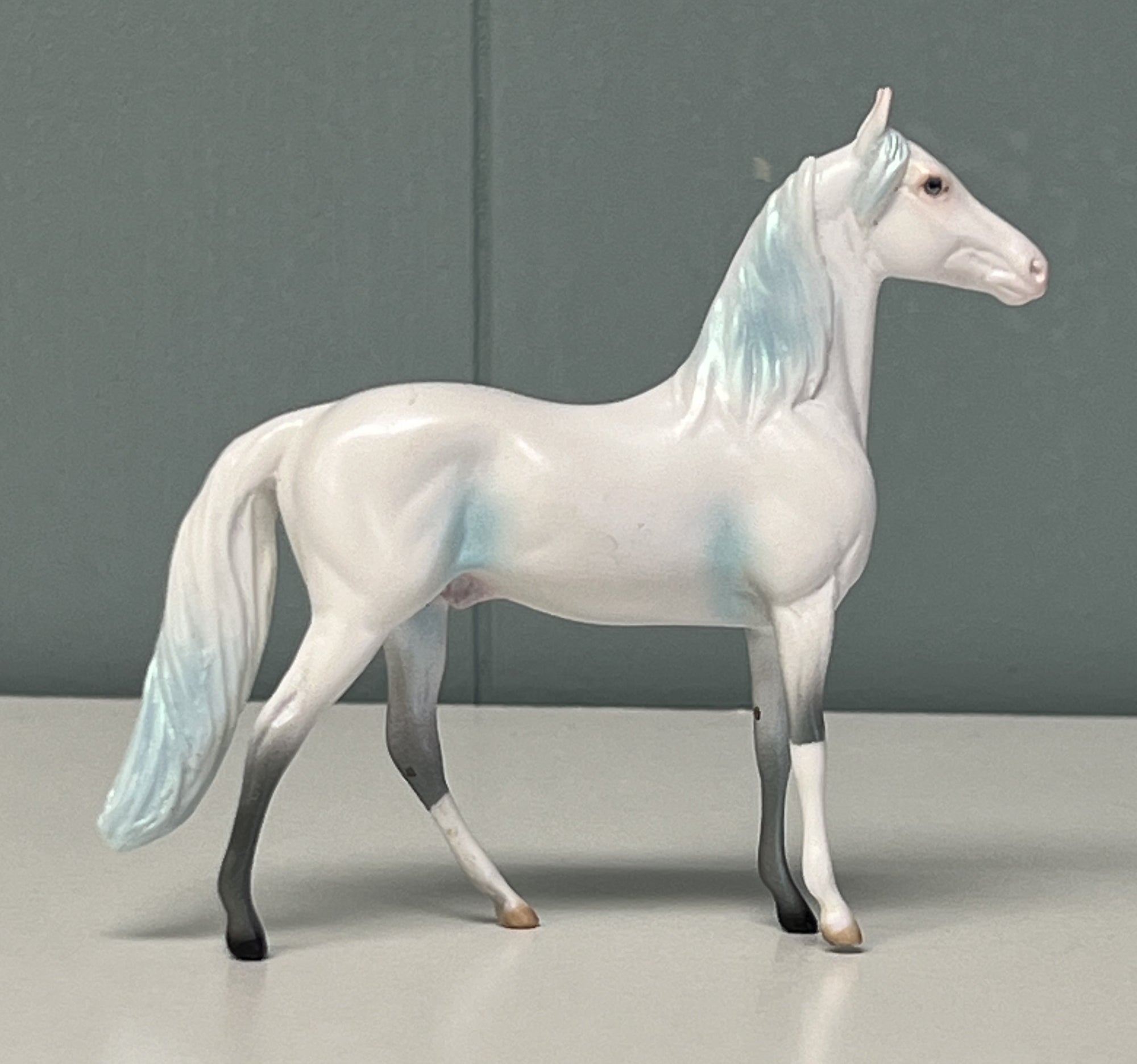 Shaded Blue Morgan Chip Test Pieces -  SAMPLE &amp; OOAK SALE APRIL 2024 SS424