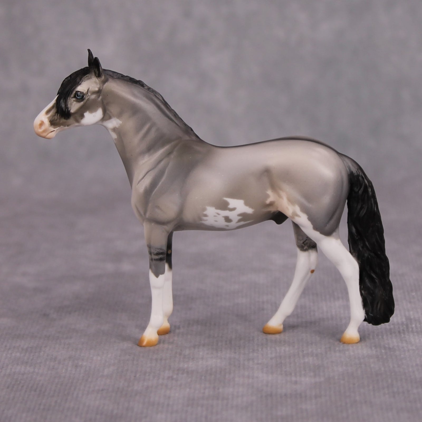 Mark OOAK Grulla Pinto Andalusian Chip By Dawn Quick MM24