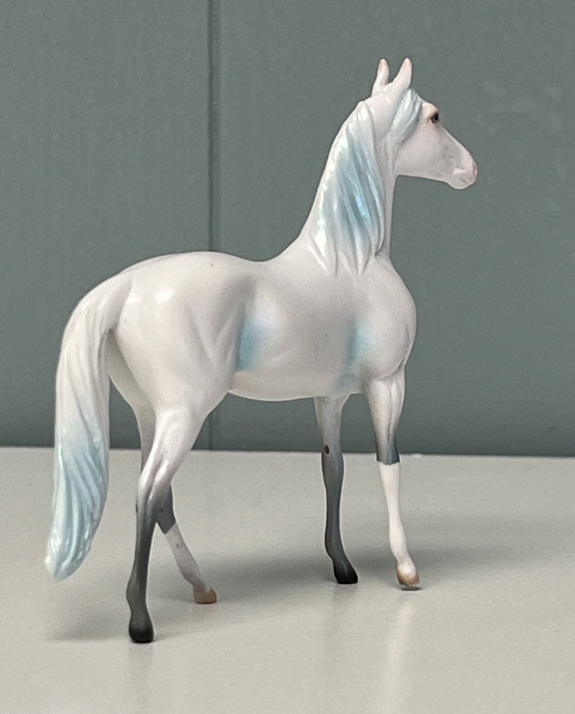 Shaded Blue Morgan Chip Test Pieces -  SAMPLE &amp; OOAK SALE APRIL 2024 SS424