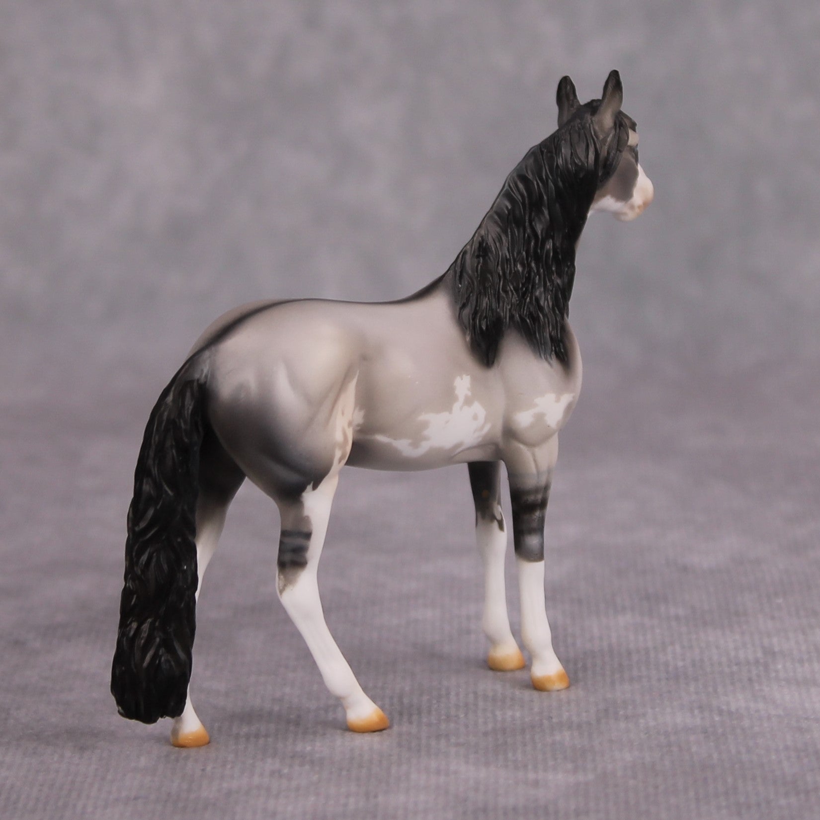 Mark OOAK Grulla Pinto Andalusian Chip By Dawn Quick MM24