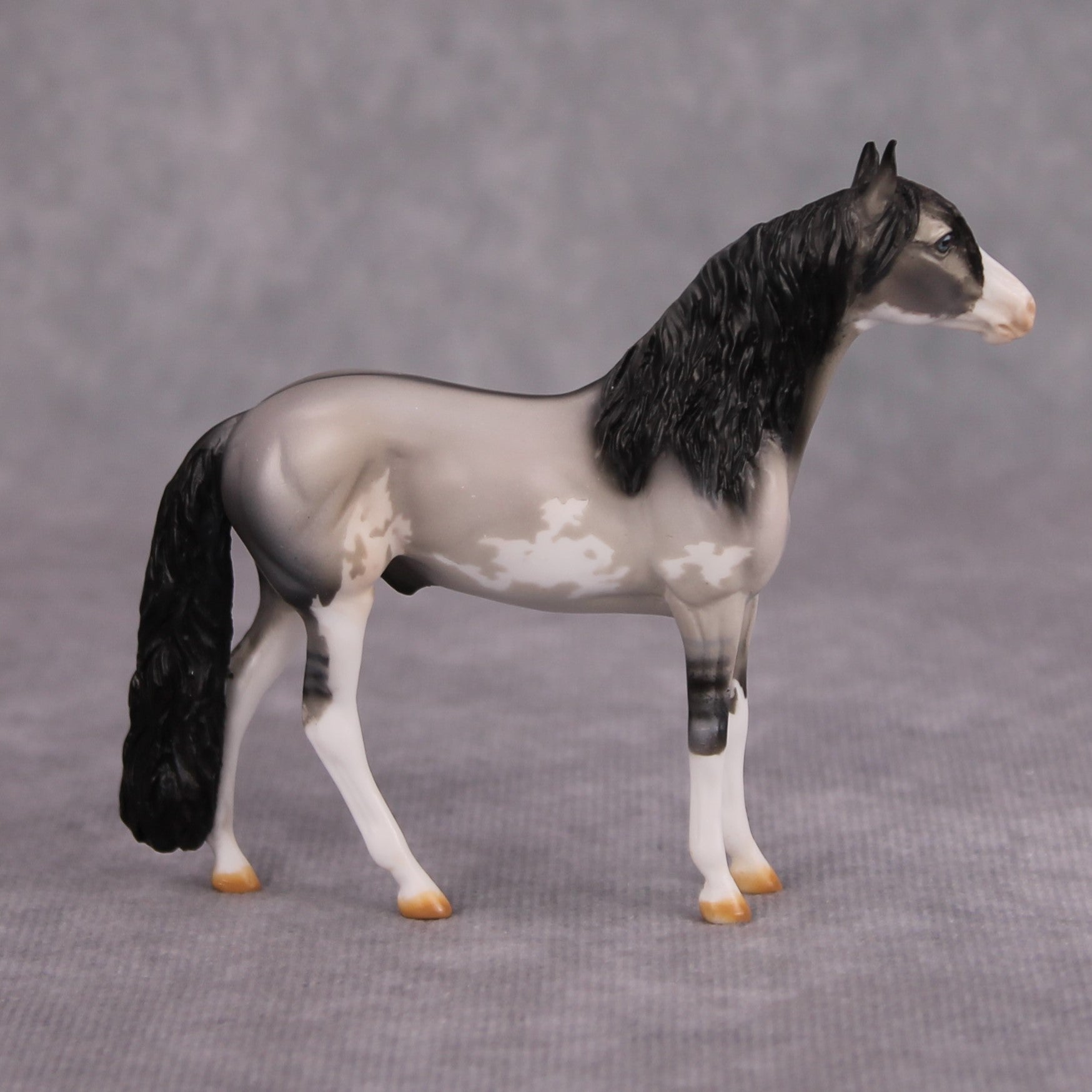 Mark OOAK Grulla Pinto Andalusian Chip By Dawn Quick MM24