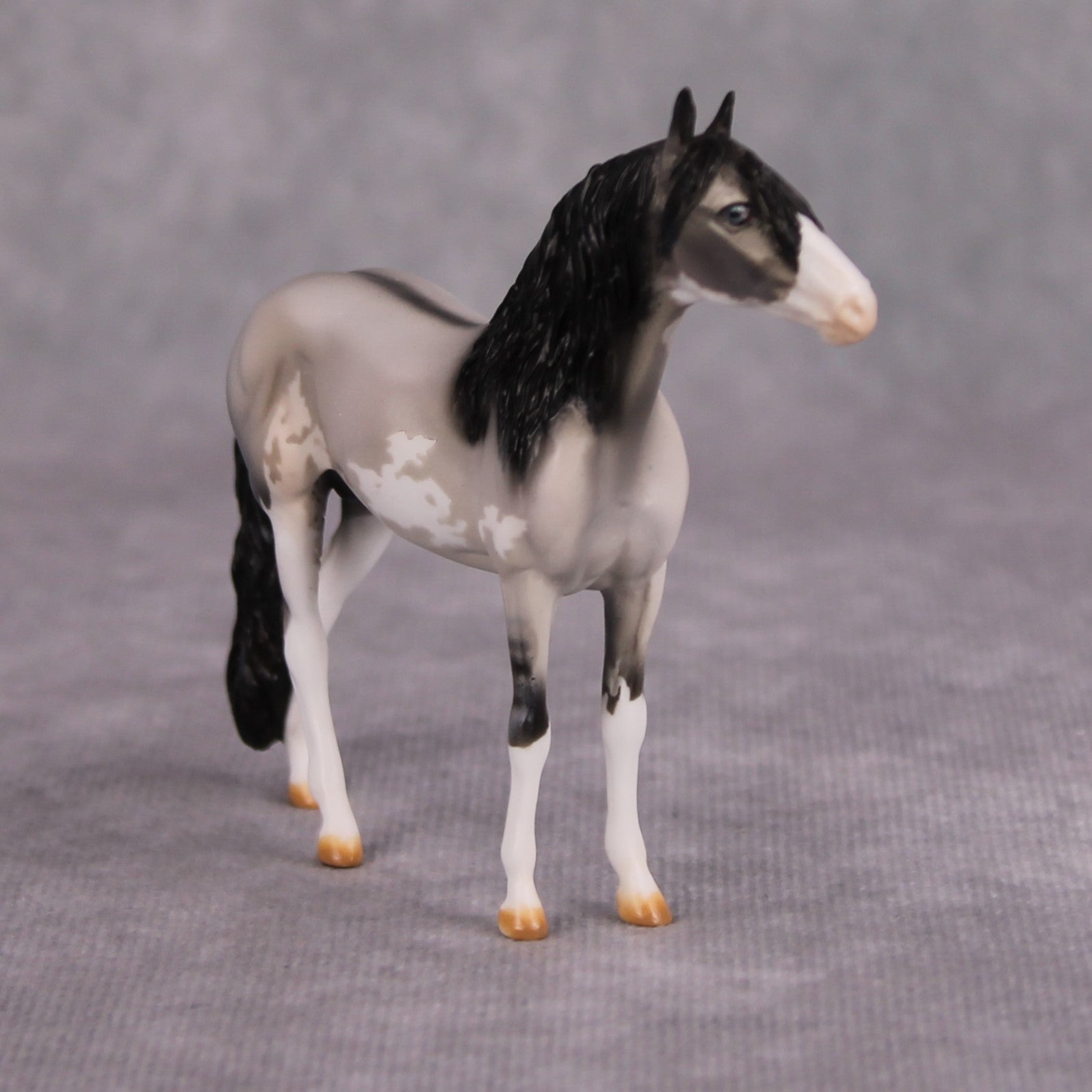 Mark OOAK Grulla Pinto Andalusian Chip By Dawn Quick MM24