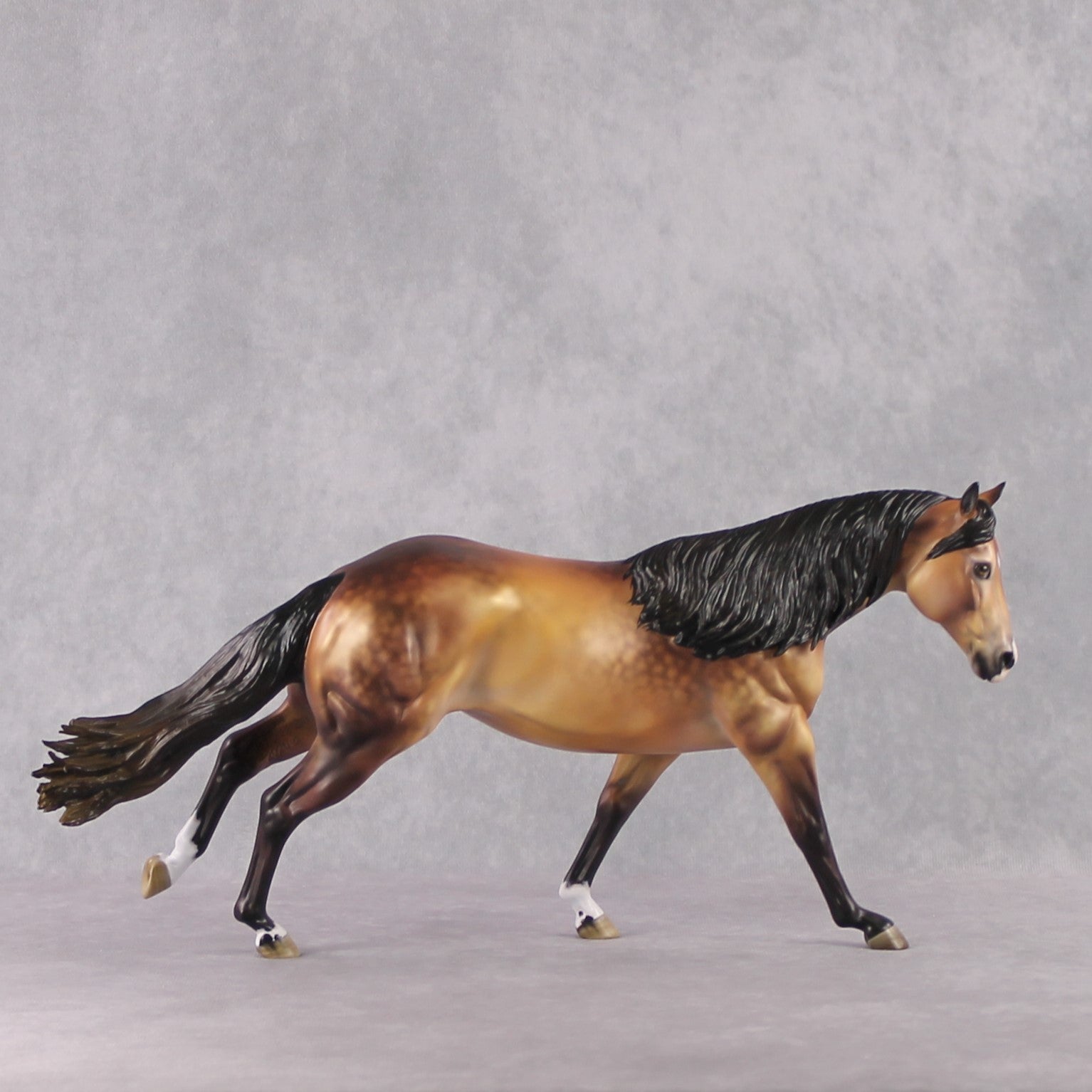 Stone Horses OOAK FCM "Jiovanni" - Dappled Buckskin Remington by Jess Hamill &amp; Mona Best Offer 2/04/2025