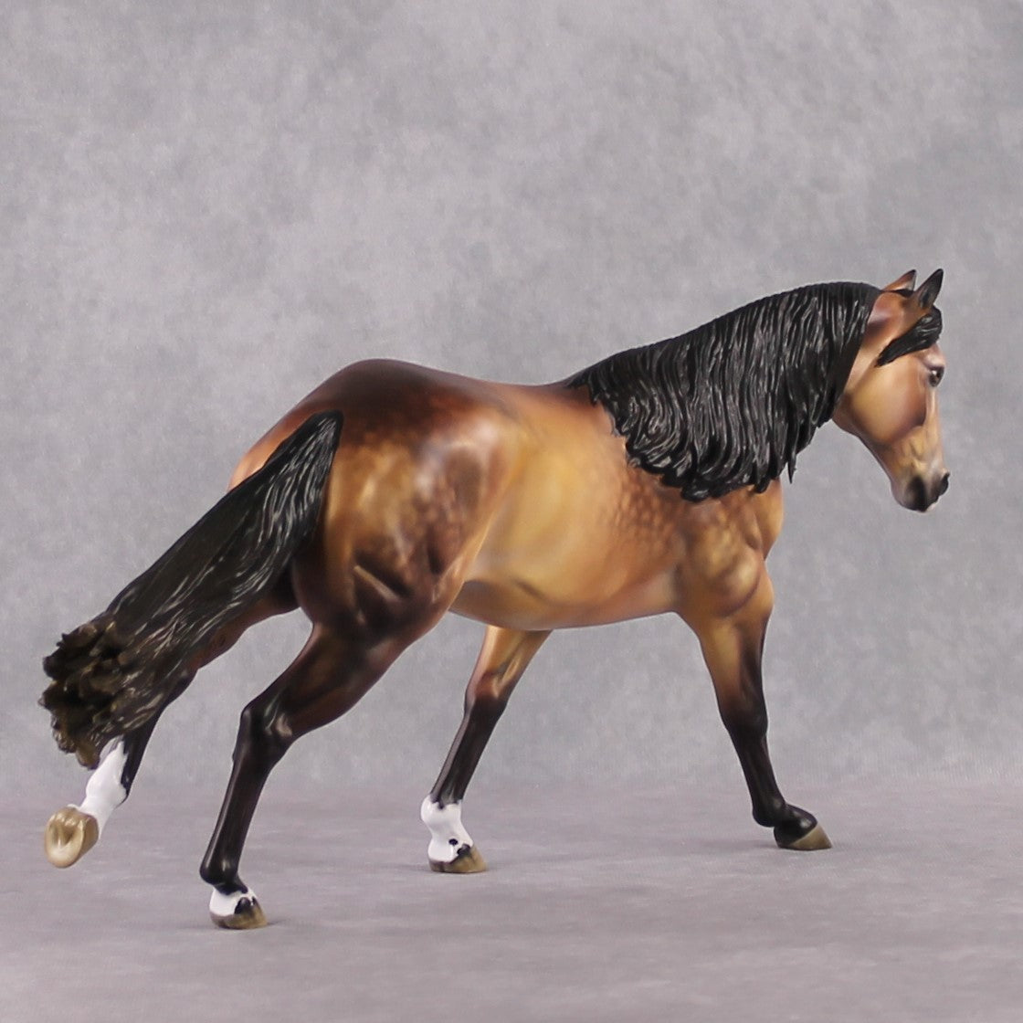 Stone Horses OOAK FCM "Jiovanni" - Dappled Buckskin Remington by Jess Hamill &amp; Mona Best Offer 2/04/2025