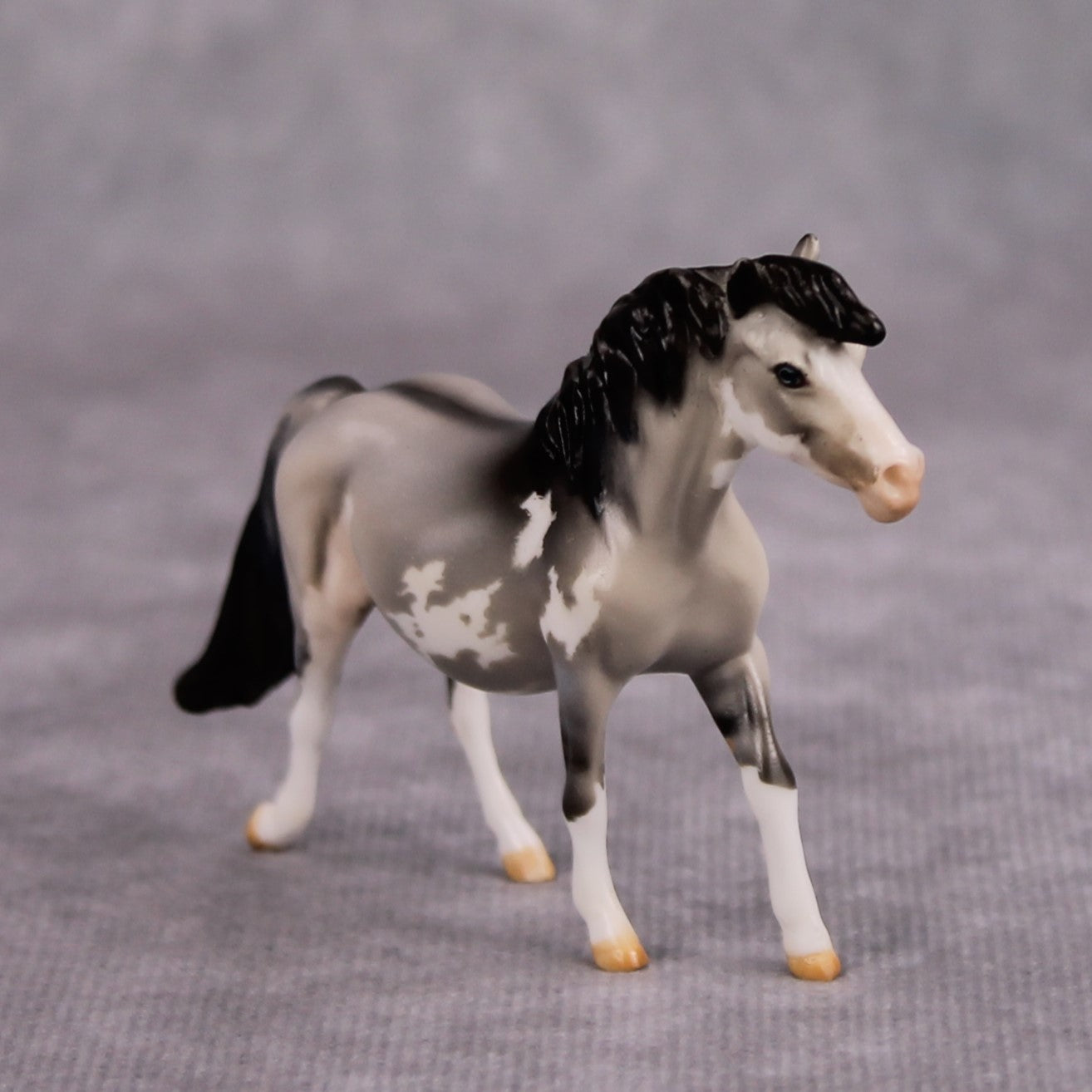 Sally OOAK Grulla Pony Chip By Dawn Quick MM24
