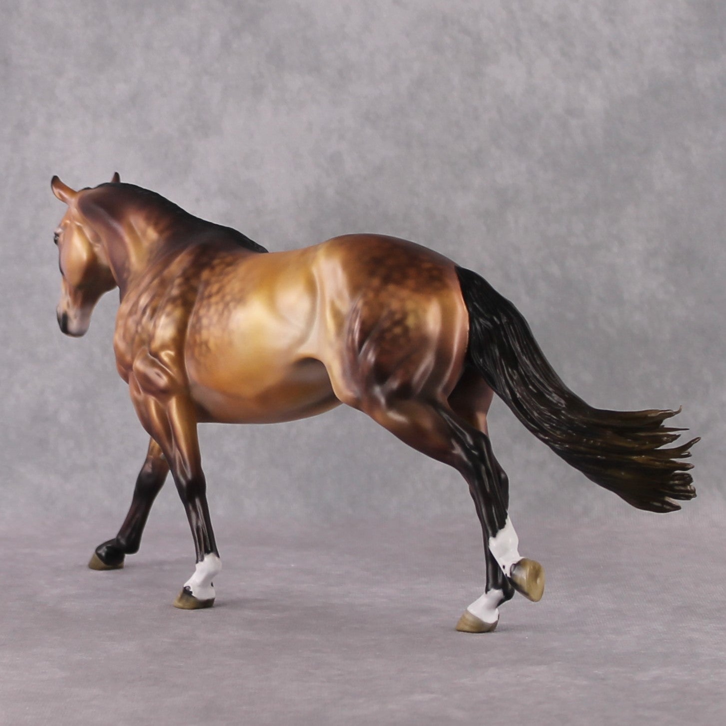 Stone Horses OOAK FCM "Jiovanni" - Dappled Buckskin Remington by Jess Hamill &amp; Mona Best Offer 2/04/2025