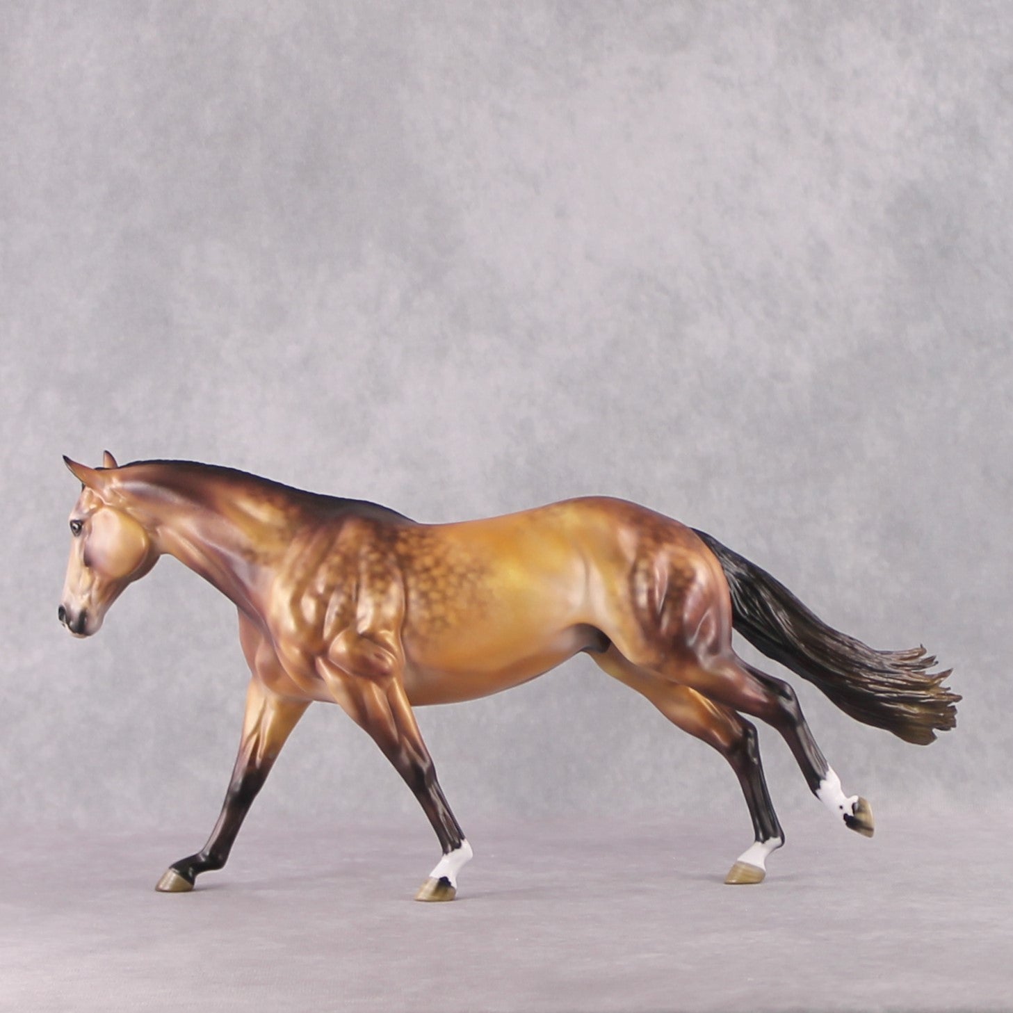 Stone Horses OOAK FCM "Jiovanni" - Dappled Buckskin Remington by Jess Hamill &amp; Mona Best Offer 2/04/2025