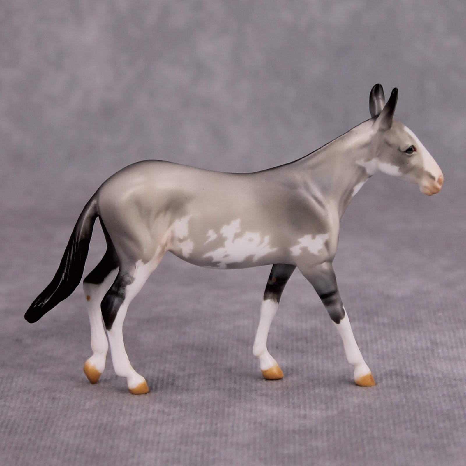 Quotient OOAK Grulla Pinto Mule Chip By Dawn Quick MM24