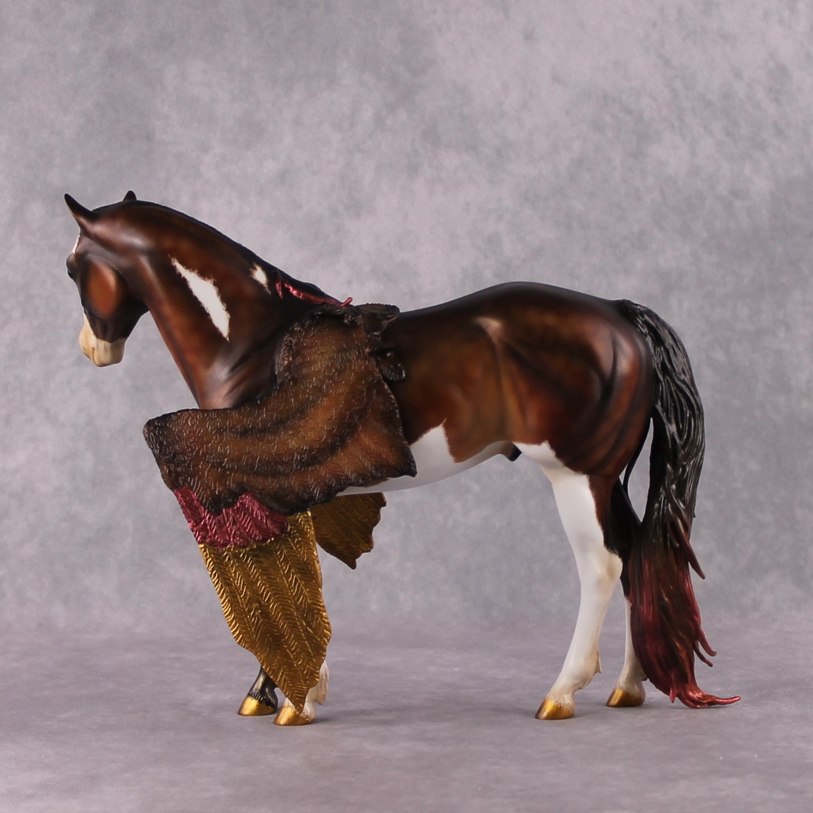 Stone Horses OOAK EFCM "Little Ruby Book" - Red Bay Falcon ISH by Kristen Cermele Best Offer 2/04/2025
