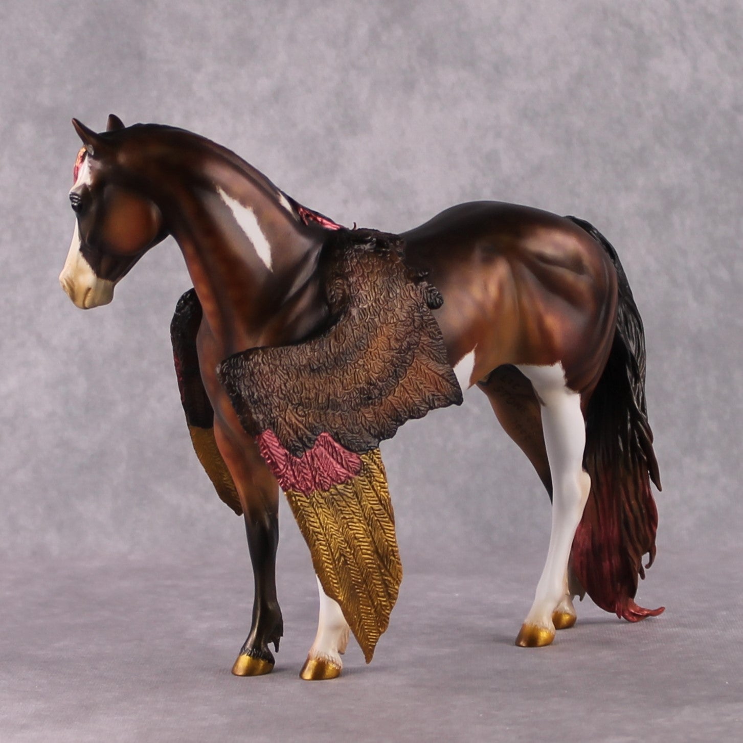 Stone Horses OOAK EFCM "Little Ruby Book" - Red Bay Falcon ISH by Kristen Cermele Best Offer 2/04/2025