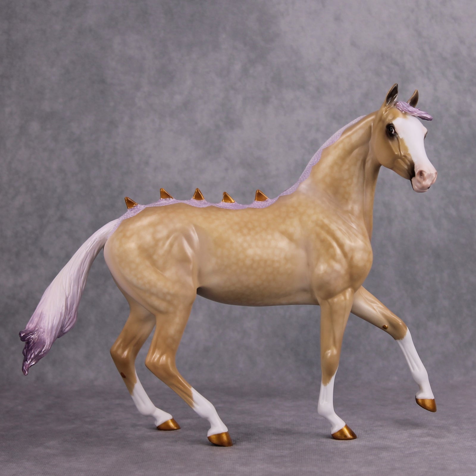 Murasaki OOAK Dappled Palomino Lavender Pearl Deco Kirin Arab Mare by Kirsten Cermele & Sheryl Leisure MM24 Best Offer
