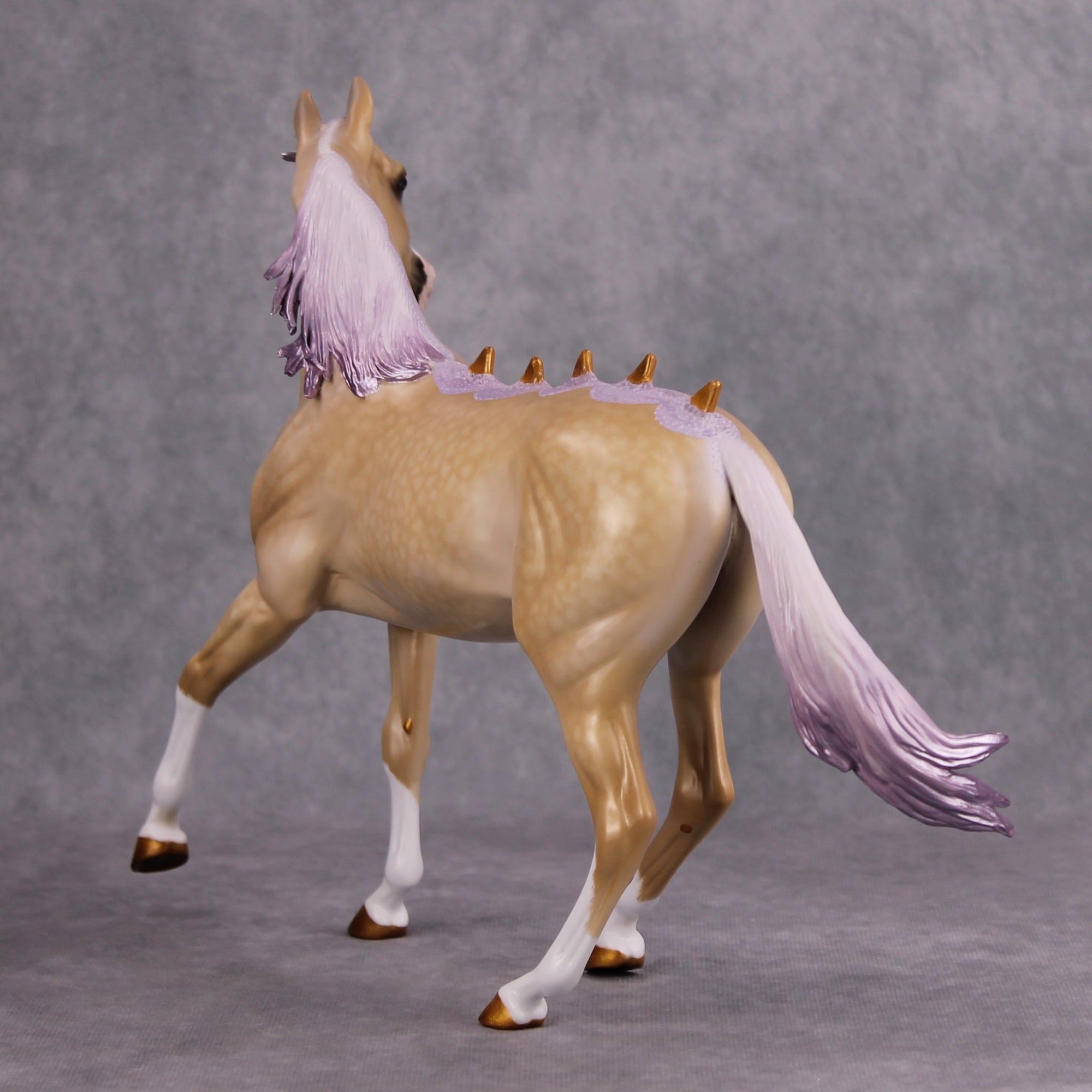 Murasaki OOAK Dappled Palomino Lavender Pearl Deco Kirin Arab Mare by Kirsten Cermele &amp; Sheryl Leisure MM24 Best Offer