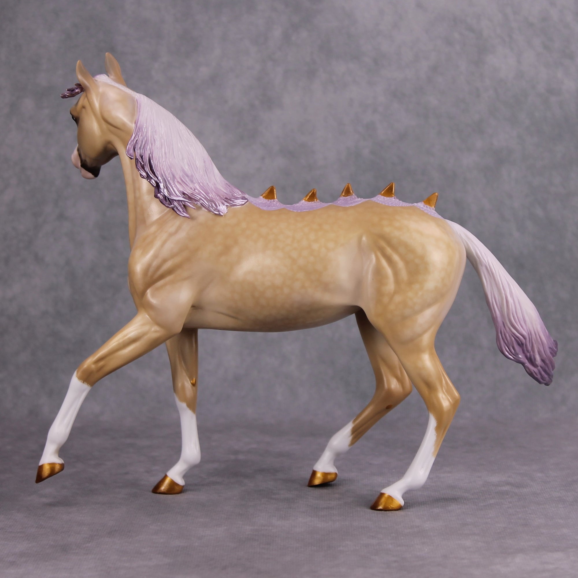 Murasaki OOAK Dappled Palomino Lavender Pearl Deco Kirin Arab Mare by Kirsten Cermele &amp; Sheryl Leisure MM24 Best Offer