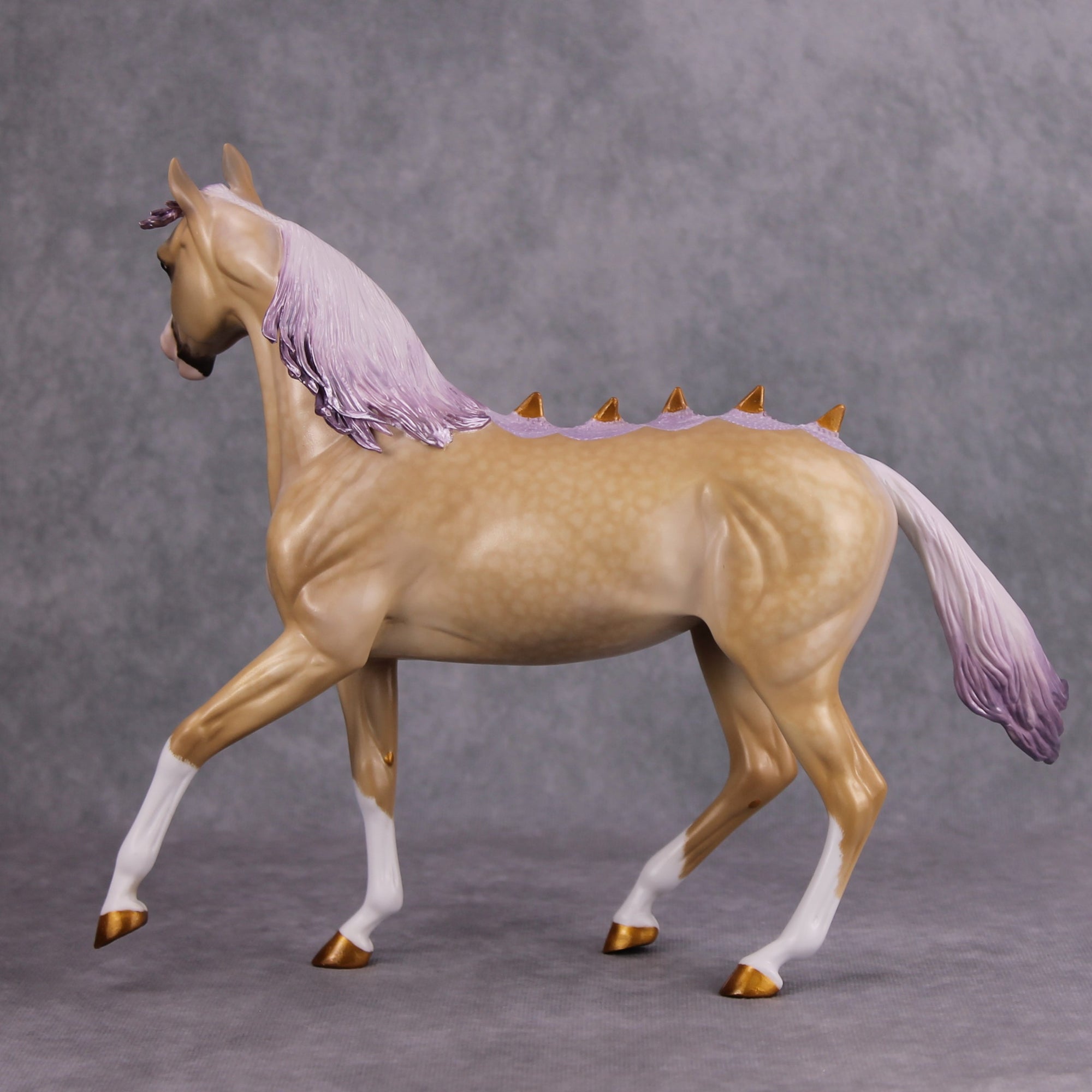 Murasaki OOAK Dappled Palomino Lavender Pearl Deco Kirin Arab Mare by Kirsten Cermele &amp; Sheryl Leisure MM24 Best Offer