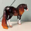 Roma OOAK Custom Dark Dappled Liver Chestnut Heavy Draft By Caroline Boydston Best Offers 8/6/24