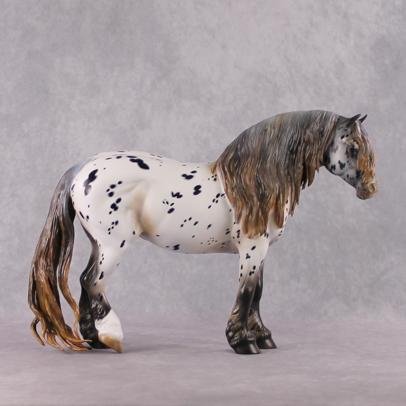 Stone Horses OOAK FCM "Letters to Li Hua" - Leopard Appaloosa Bunny by Kristen Cermele &amp; Mona Best Offer 2/04/2025