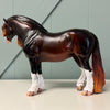 Roma OOAK Custom Dark Dappled Liver Chestnut Heavy Draft By Caroline Boydston Best Offers 8/6/24