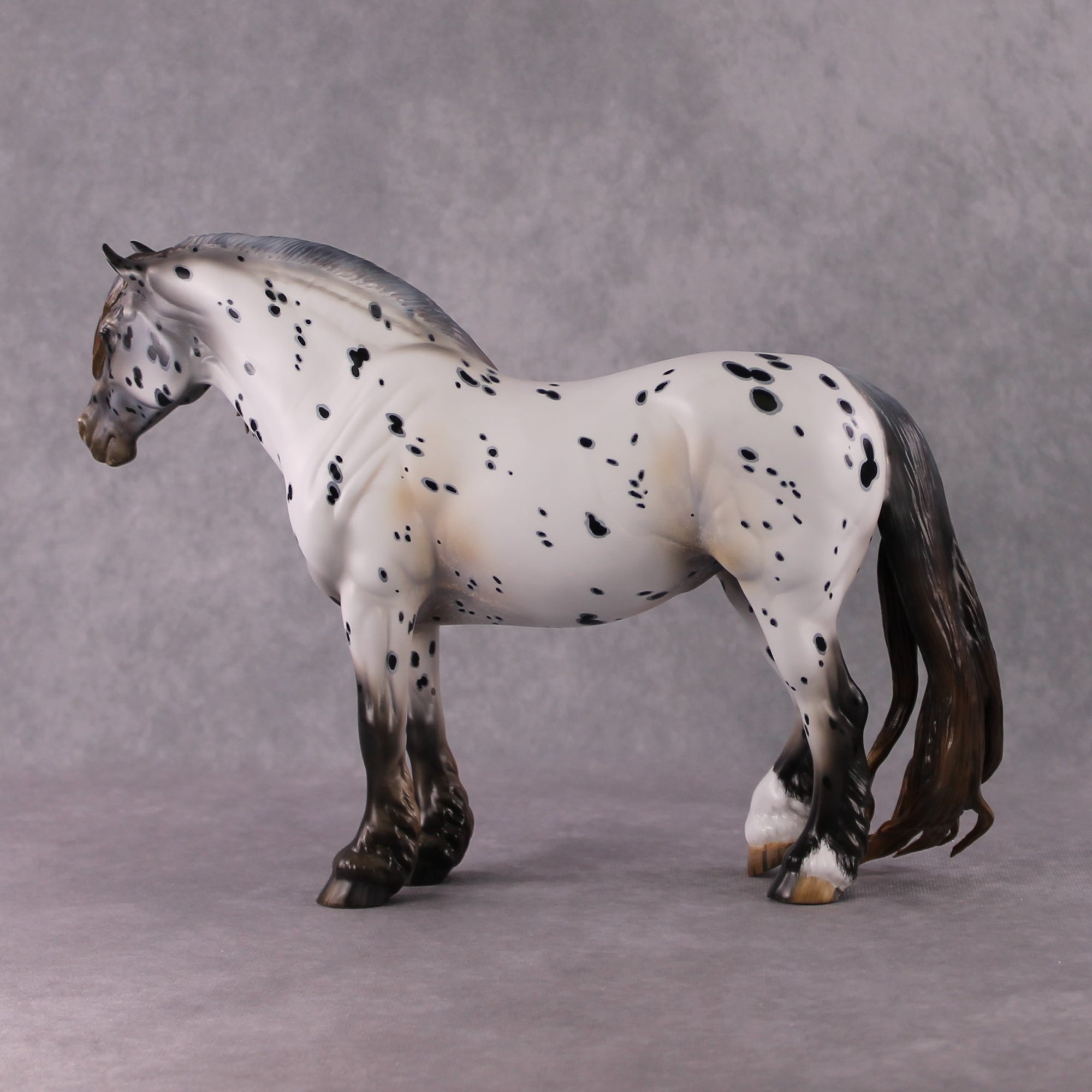 Stone Horses OOAK FCM "Letters to Li Hua" - Leopard Appaloosa Bunny by Kristen Cermele &amp; Mona Best Offer 2/04/2025
