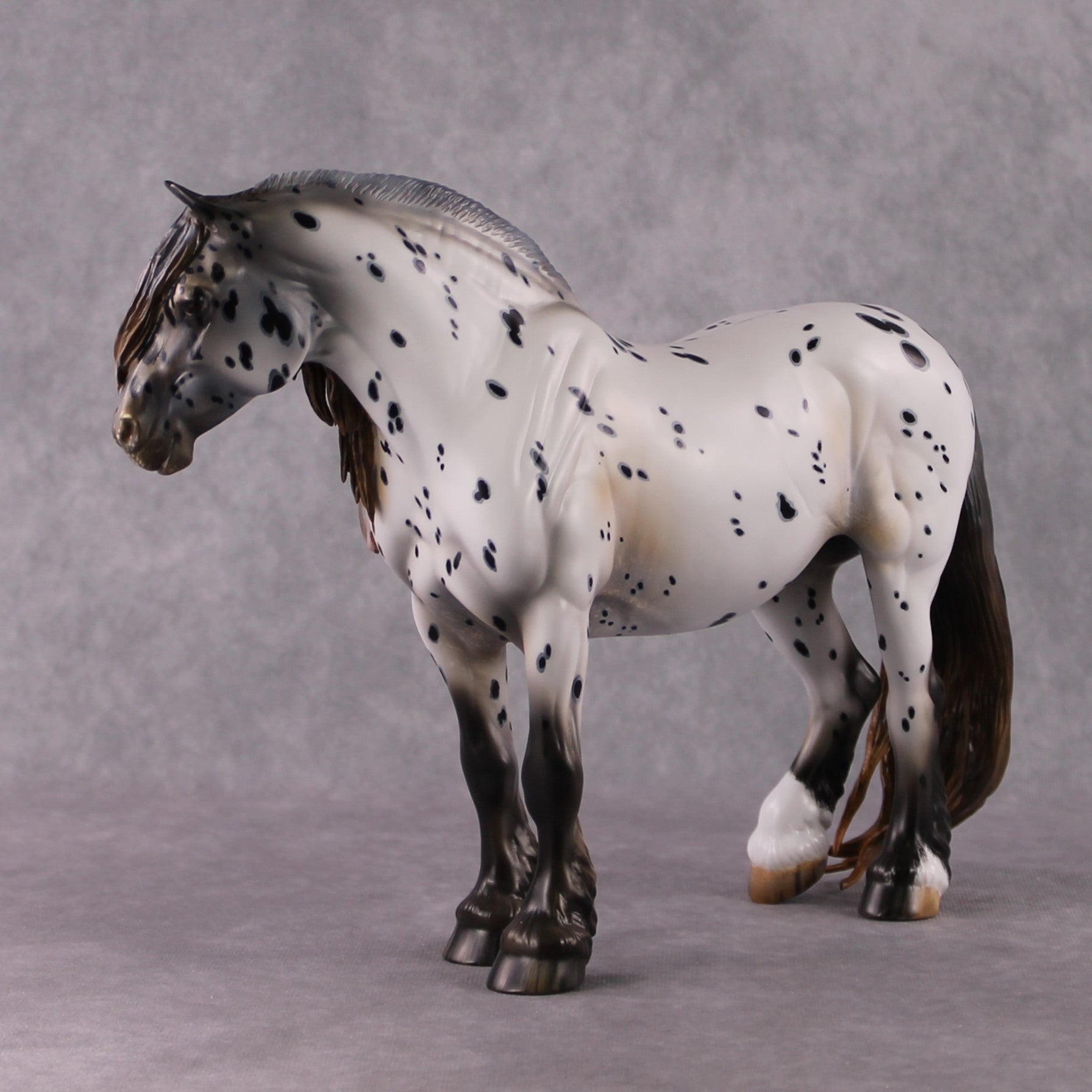 Stone Horses OOAK FCM "Letters to Li Hua" - Leopard Appaloosa Bunny by Kristen Cermele &amp; Mona Best Offer 2/04/2025