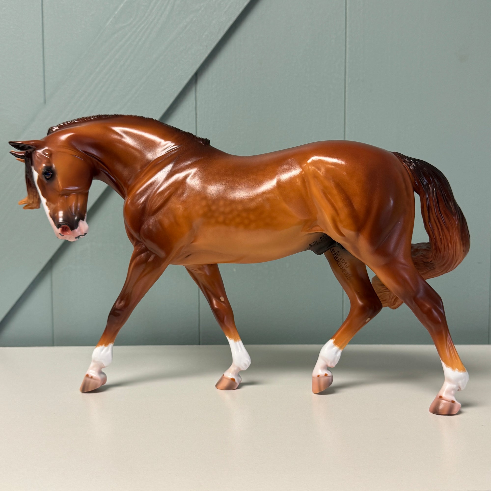 Nettuno OOAK Custom Dappled Chestnut Irish Draught By Caroline Boydston Best Offers 8/6/24