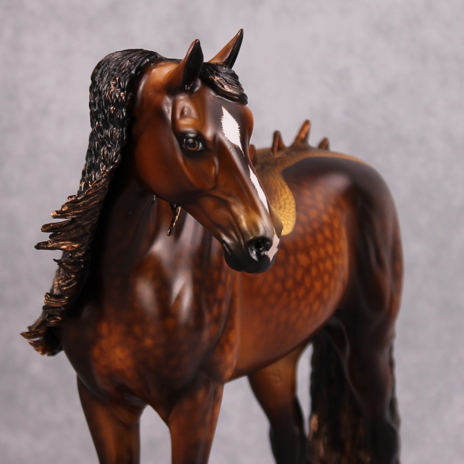 Orokana OOAK Dappled Bay and Gold Kirin Andalusian by Kirsten Cermele &amp; Sheryl Leisure MM24 Best Offer